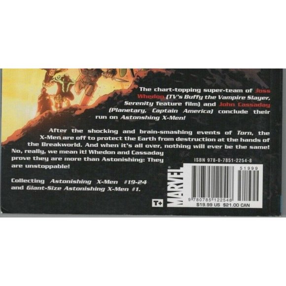 Astonishing X-Men Unstoppable Marvel Graphic Novel TPB Comic Book - Picture 7 of 10